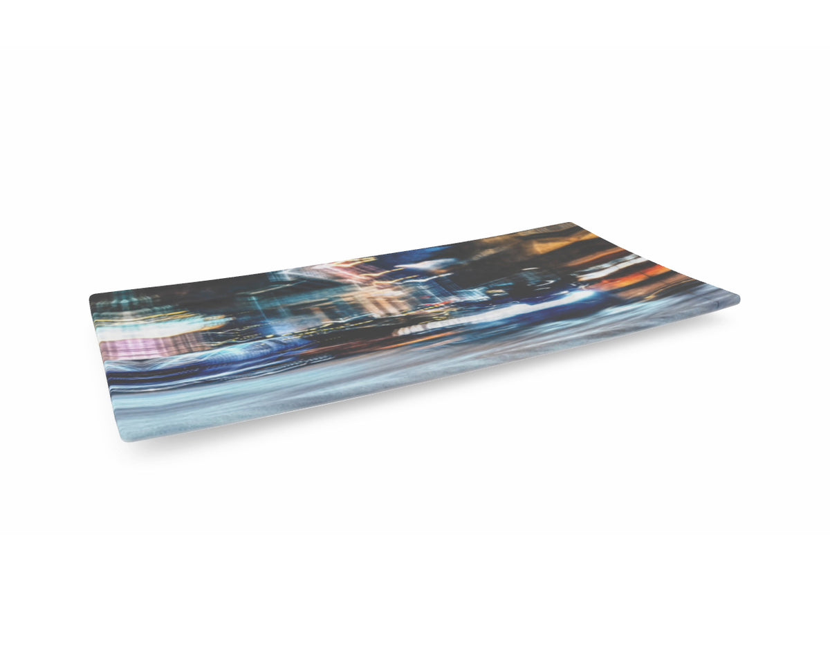"Street Chronicle" porcelain tray