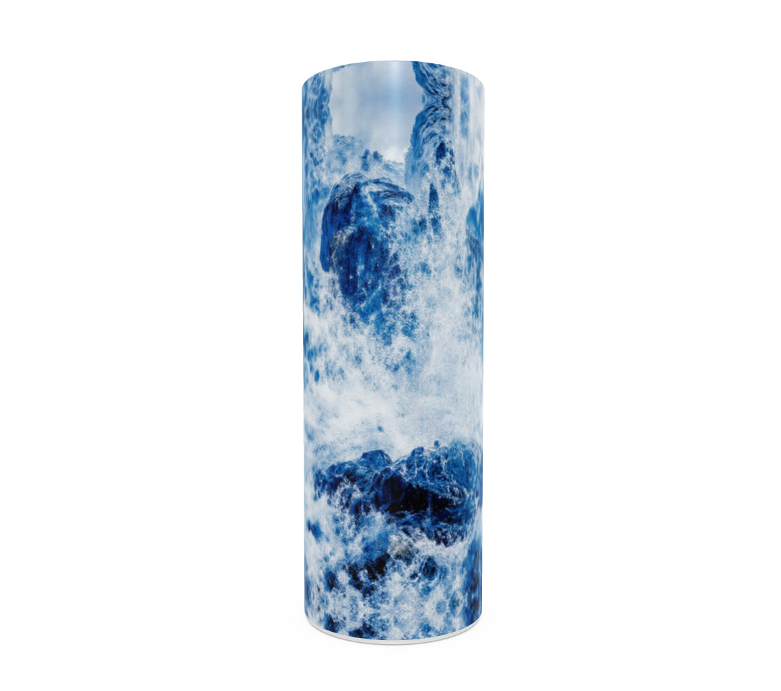 Vase en verre "In the Waves"