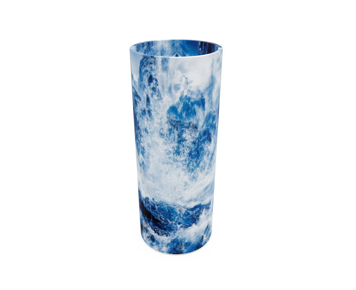 Vase en verre "In the Waves"