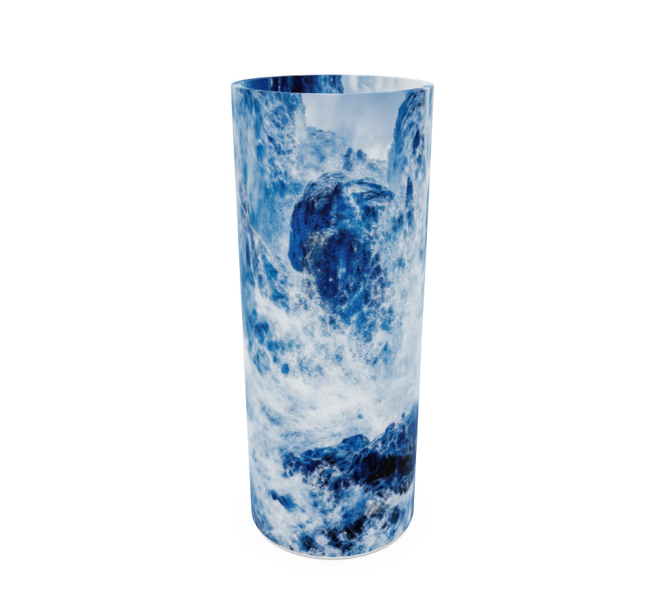 Vase en verre "In the Waves"