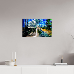 63 x 40 cm, Tirage photo sous Verre acrylique Le Corridor des Deux Ciels