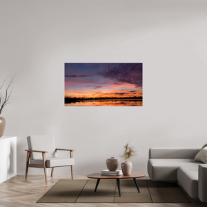 143,7 x 80 cm, Tirage photo sous Verre acrylique 12 Reflets d’un Même Ciel XII – Les Voiles du Crépuscule