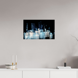 64 x 40 cm, Tirage photo sous Verre acrylique Cathédrale de glace brisée
