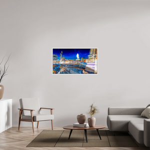 112 x 63 cm, 9 Caisse américaine Blanche Les oiseaux gardaient la ville pendant que nous dormions