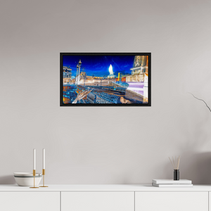 64 x 36 cm, 8 Caisse américaine Noire Les oiseaux gardaient la ville pendant que nous dormions