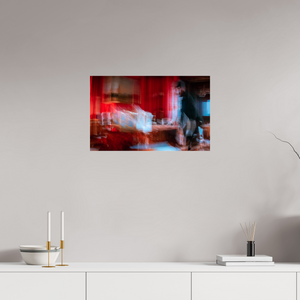 64 x 40 cm, Tirage photo sous Verre acrylique Salon écarlate