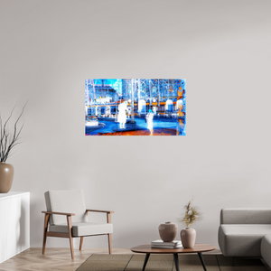 112 x 63 cm, 3 Tirage photo sous Verre acrylique Ce que la ville montre à ceux qui s’arrêtent