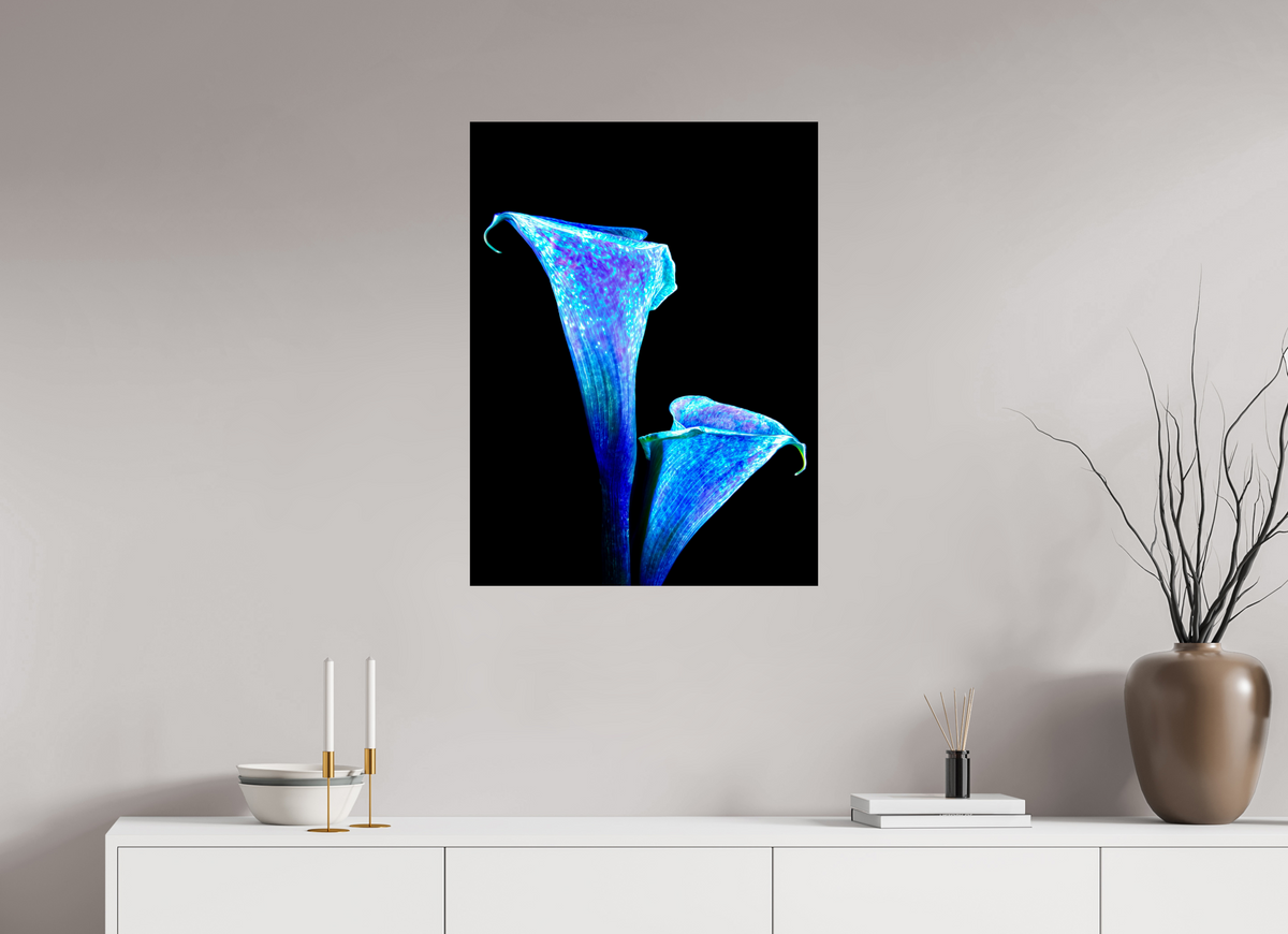 60 x 80 cm, Tirage simple sur papier photo Fuji Crystal Pearl L’Étreinte des Lys Stellaires