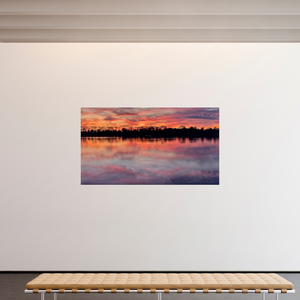 214,8 x 120 cm, Tirage photo sous Verre acrylique 5 Reflets d’un Même Ciel V – Le Ciel Renversé
