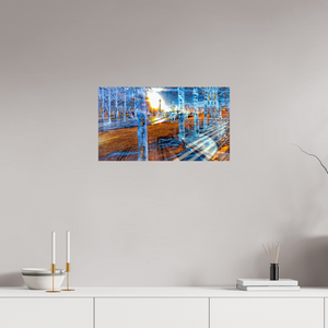 64 x 36 cm, Tirage photo contrecollé sur Dibond Quand les corps ont appris à se fondre dans la lumière