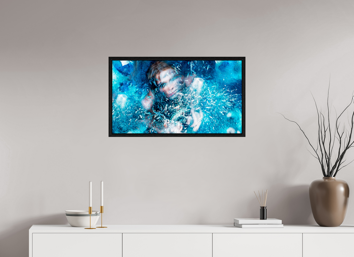 80 x 45 cm, Caisse américaine Noire Cristallisation