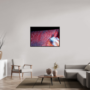 120 x 80 cm, 8 Caisse américaine Noire Là où le feu se transforme en pluie