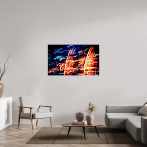 133,4 x 80 cm, Tirage photo sous Verre acrylique Les Ondes du Ciel Invisible
