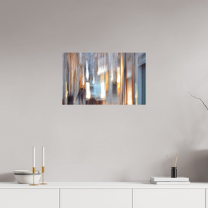 64 x 40 cm, Tirage photo contrecollé sur Dibond Ruelle en apesanteur