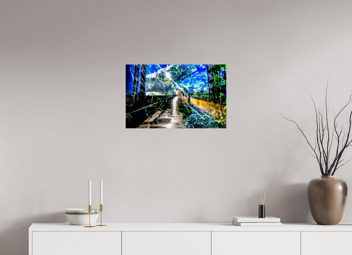 63 x 40 cm, Tirage photo contrecollé sur Dibond Le Corridor des Deux Ciels