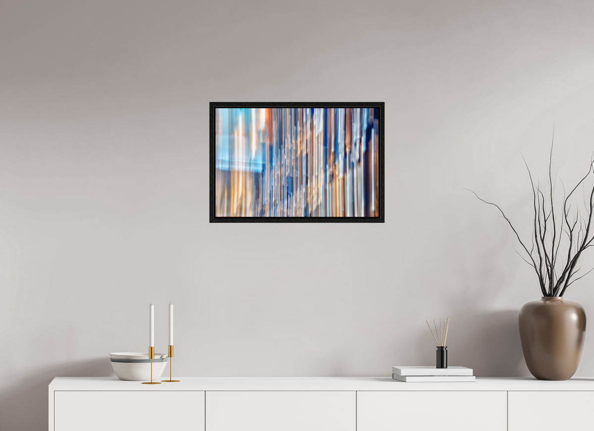 60 x 40 cm, Caisse américaine Noire Les cordes du monde