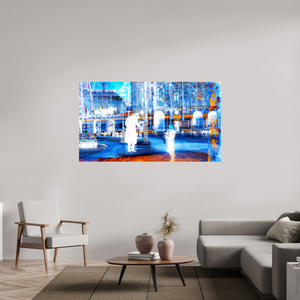 176 x 99 cm, 3 Tirage photo sous Verre acrylique Ce que la ville montre à ceux qui s’arrêtent