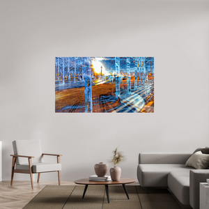 176 x 99 cm, 3 Tirage photo sous Verre acrylique Quand les corps ont appris à se fondre dans la lumière