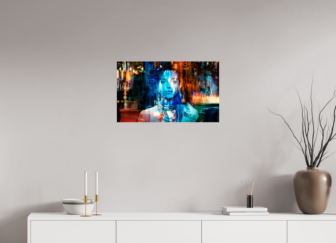67,1 x 40 cm, Tirage photo sous Verre acrylique Métropole Intérieure