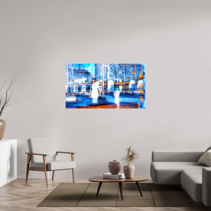 144 x 81 cm, 3 Tirage photo sous Verre acrylique Ce que la ville montre à ceux qui s’arrêtent