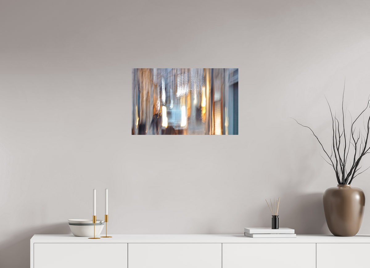 64 x 40 cm, Tirage simple sur papier photo Fuji Crystal Pearl Ruelle en apesanteur