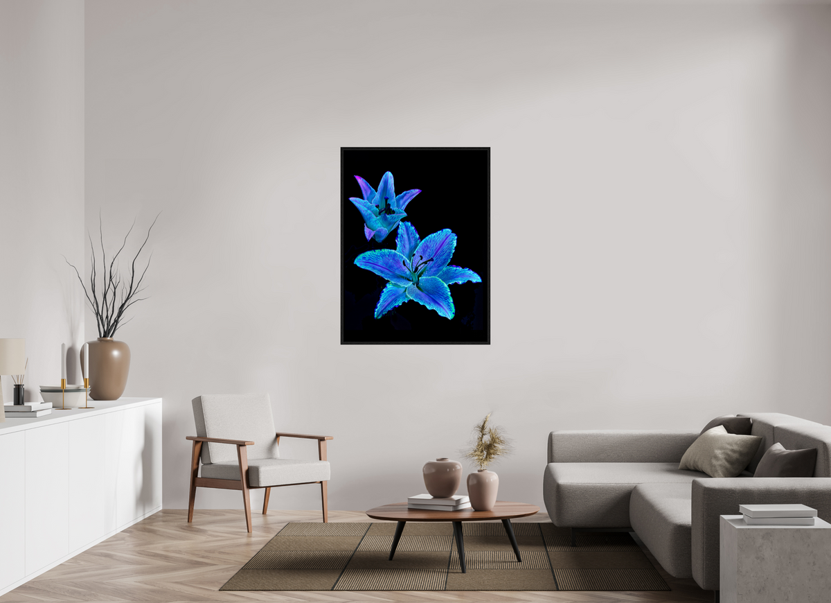90 x 120 cm, Caisse américaine Noire Dialogue des Cœurs Stellaires