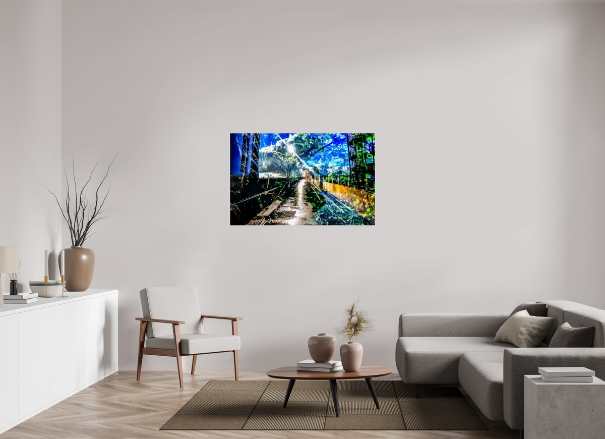 126,1 x 80 cm, Tirage simple sur papier photo Fuji Crystal Pearl Le Corridor des Deux Ciels