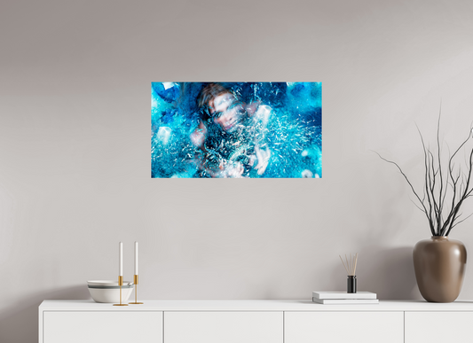 80 x 45 cm, Tirage simple sur papier photo Fuji Crystal Pearl Cristallisation
