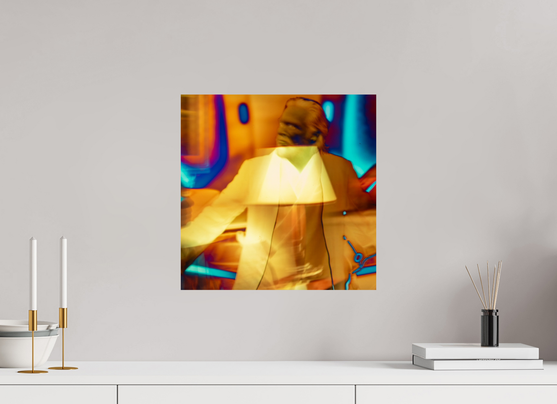 40 x 40 cm, 1 Tirage simple sur papier photo Fuji Crystal Pearl sf