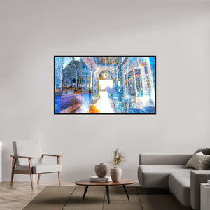 176 x 99 cm, 8 Caisse américaine Noire Le seuil n’était pas une frontière, mais une invitation