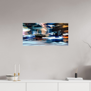 80 x 40 cm, Tirage photo sous Verre acrylique Chronique des rues où le temps s’étire