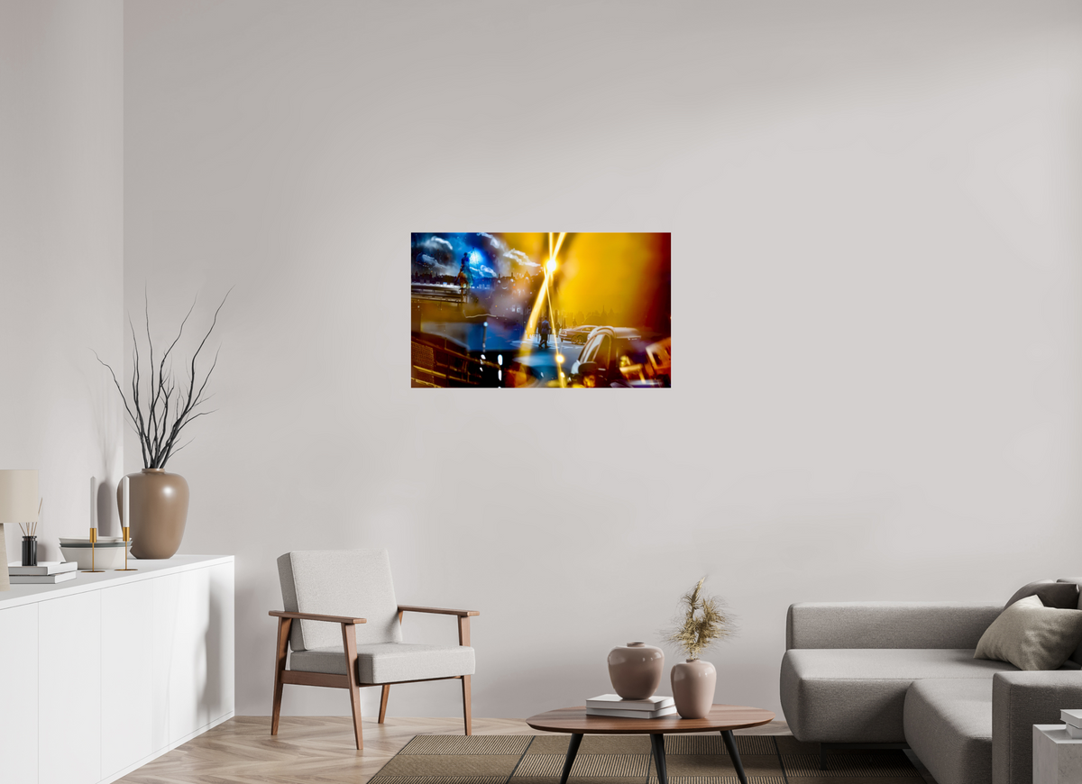 100,1 x 60 cm, Tirage photo sous Verre acrylique Le Passage des Ombres d’Or