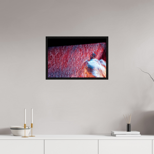 60 x 40 cm, 8 Caisse américaine Noire Là où le feu se transforme en pluie