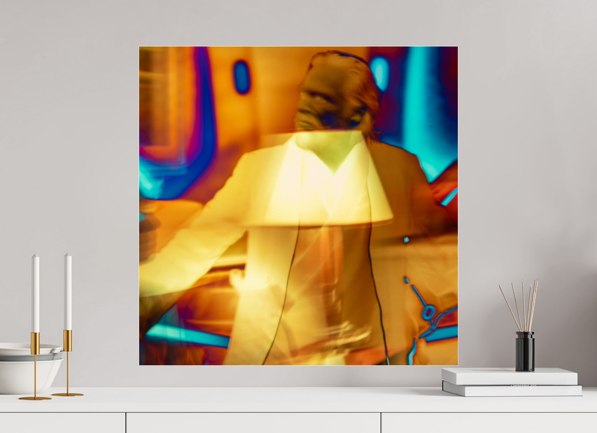 60 x 60 cm, 3 Tirage photo sous Verre acrylique sf