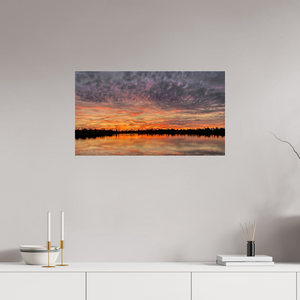 80 x 45 cm, Tirage photo sous Verre acrylique 9 Reflets d’un Même Ciel IX – Le Souffle d’Ambre