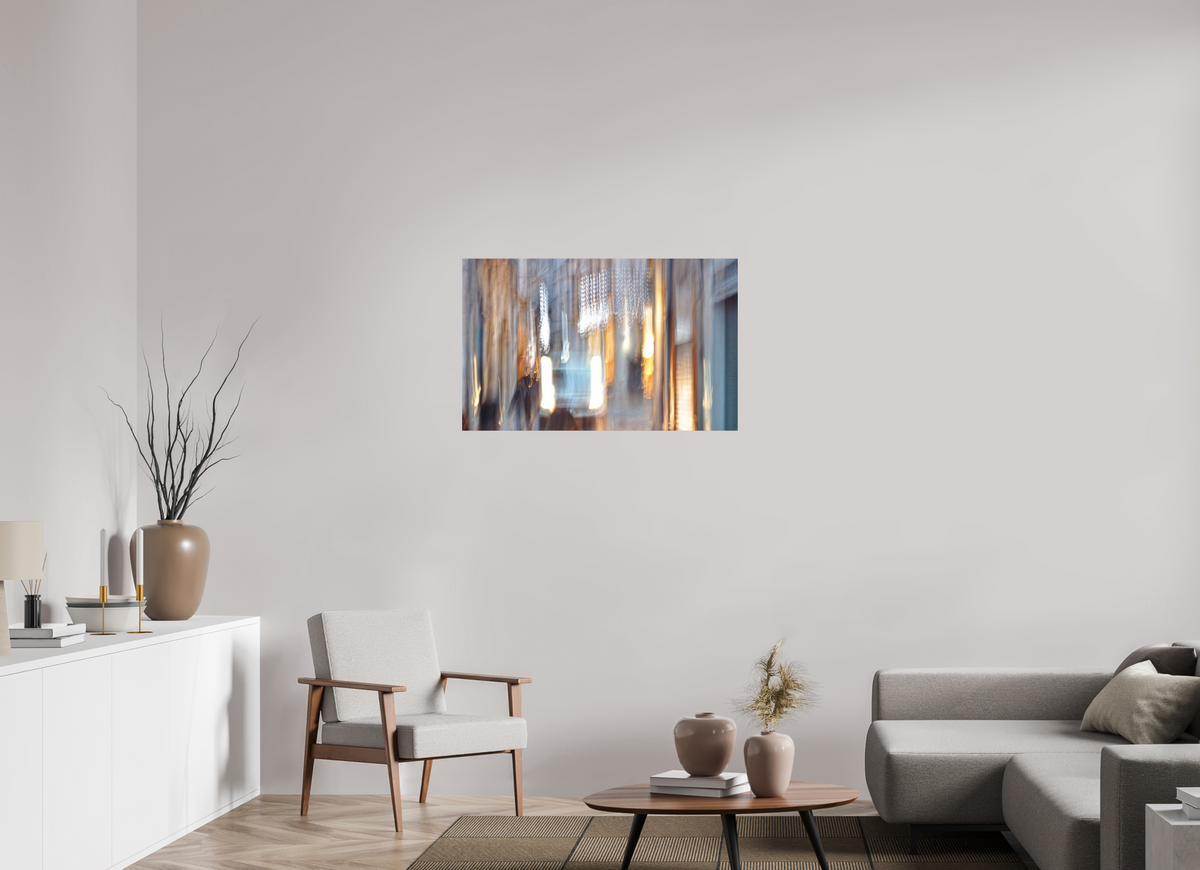 96 x 60 cm, Tirage simple sur papier photo Fuji Crystal Pearl Ruelle en apesanteur
