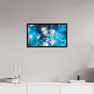 64 x 36 cm, Caisse américaine Noire Cristallisation