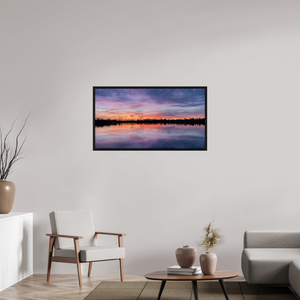 110,1 x 60 cm, Caisse américaine Noire 1 Reflets d’un Même Ciel I – Naissance du Feu