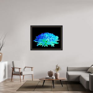 120 x 90 cm, Cadre Noir-Or Éclat d’un Monde Inconnu