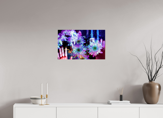 64 x 40 cm, 3 Tirage photo sous Verre acrylique Pétales contre ma peau, lumière contre la tienne