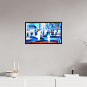 64 x 36 cm, 8 Caisse américaine Noire Ce que la ville montre à ceux qui s’arrêtent