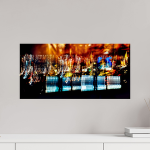60 x 30 cm, Tirage photo contrecollé sur Dibond La pluie dorée du soir