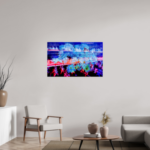 112 x 70 cm, Tirage simple sur papier photo Fuji Crystal Pearl Éclosions dans les courants de matière douce