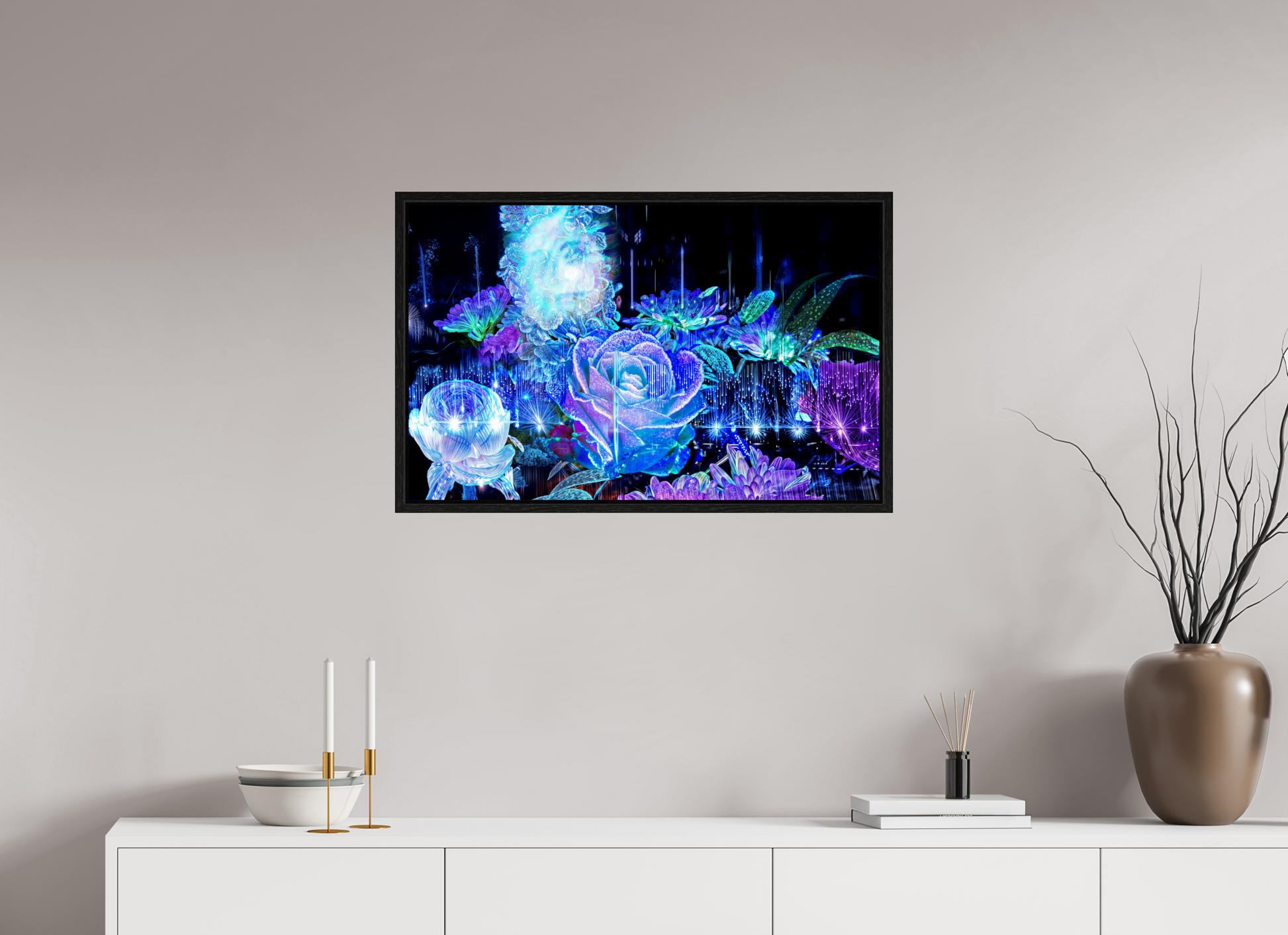 80 x 50 cm, 8 Caisse américaine Noire La Rosée des Étoiles