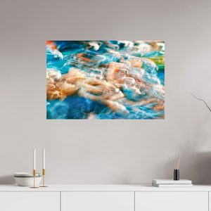 90 x 60 cm, Tirage simple sur papier photo Fuji Crystal Pearl La danse des eaux secrètes