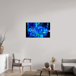 96 x 60 cm, 3 Tirage photo sous Verre acrylique Le jardin secret des gratte-ciels