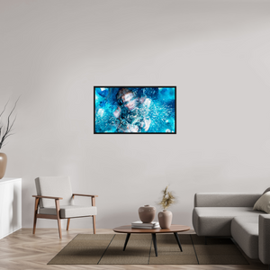 112 x 63 cm, Caisse américaine Noire Cristallisation
