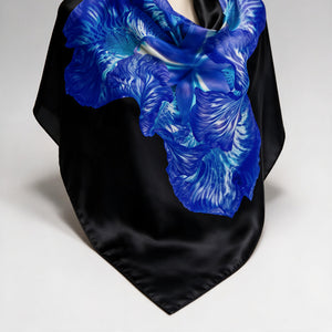 Foulard "Coeur d'Iris"
