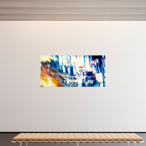 206,5 x 100 cm, 3 Tirage photo sous Verre acrylique L’onde blanche qui fissure la nuit