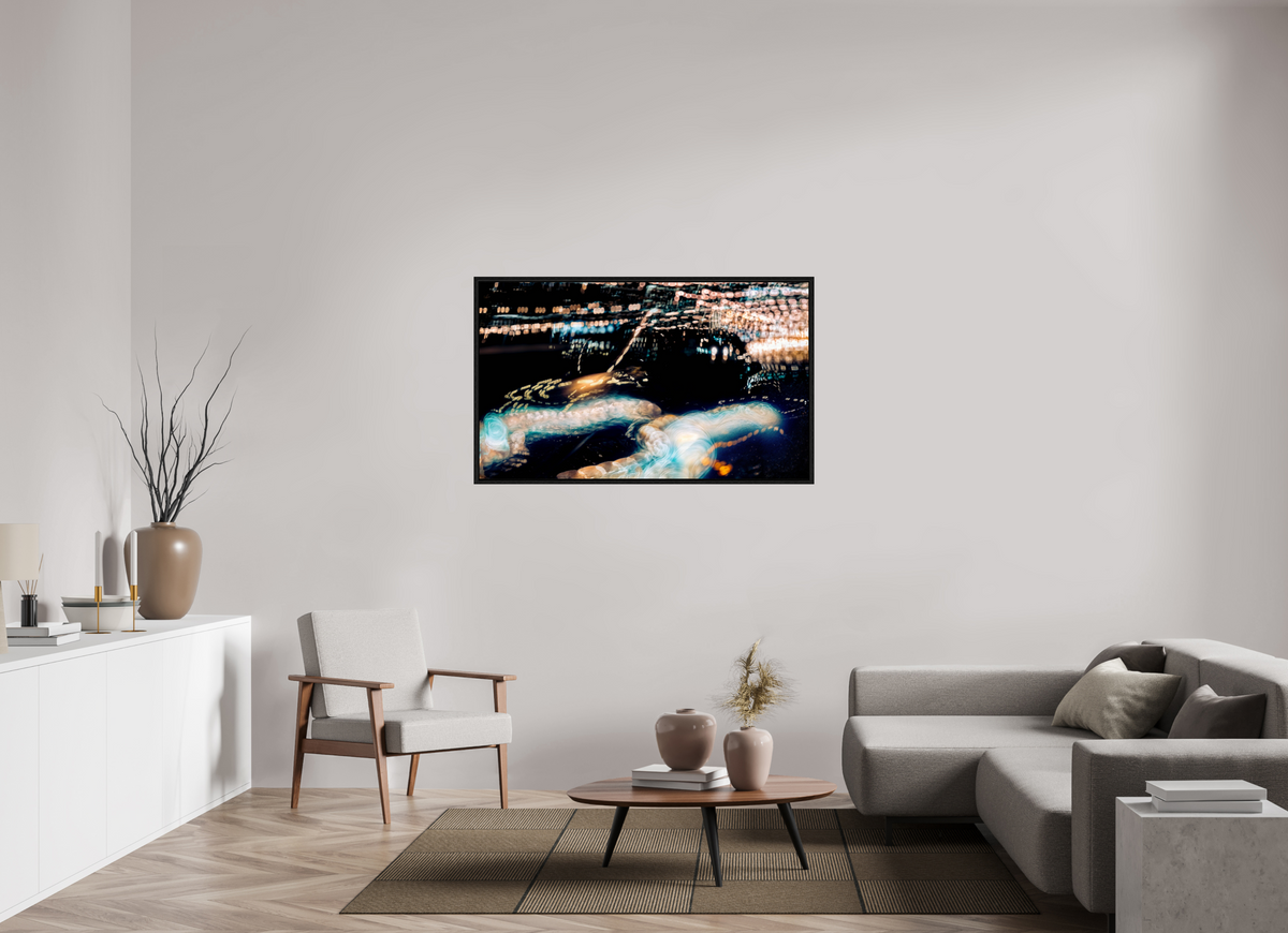 133,9 x 80 cm, Caisse américaine Noire L’Épopée des Lucioles Modernes